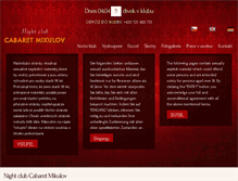 Tablet Screenshot of cabaret-mikulov.cz